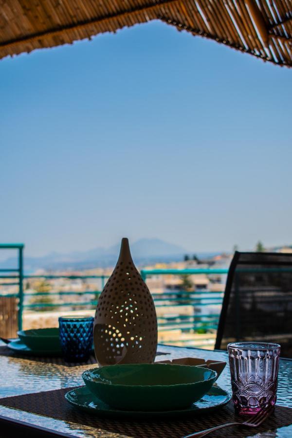 Rooftop With Sea View In Central Rethymno Luaran gambar