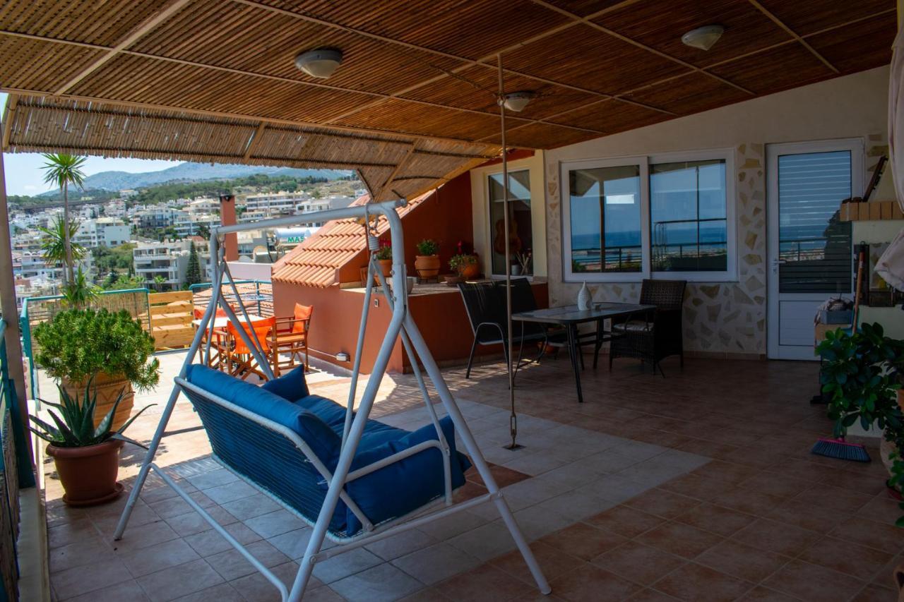 Rooftop With Sea View In Central Rethymno Luaran gambar