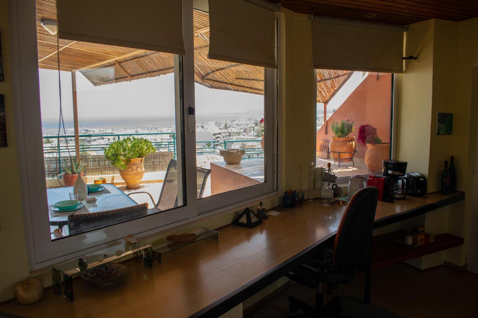 Rooftop With Sea View In Central Rethymno Luaran gambar